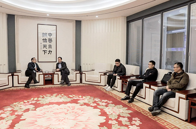 萬人助萬企活動一行蒞臨中譽鼎力視察調研