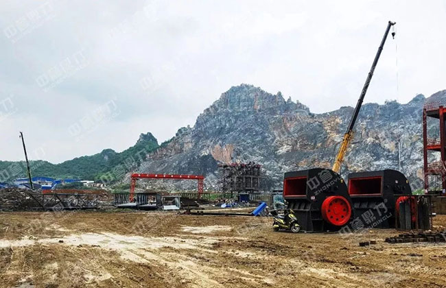 廣西百色登高新材料公司200萬噸骨料生產線