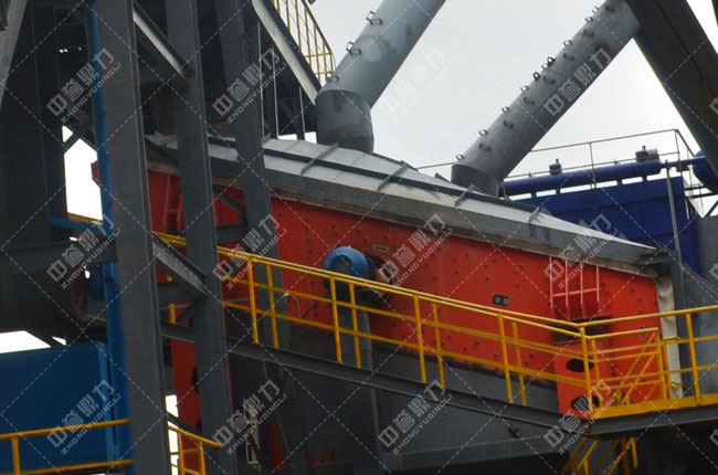 春江水泥時產1500噸骨料生產線凈料篩分1 春江水泥時產1500噸骨料生產線凈料篩分1