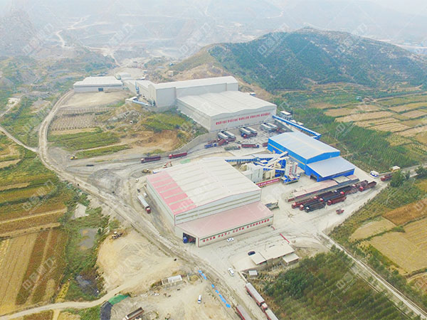 河北省武安市白沙時產3000噸砂石生產線