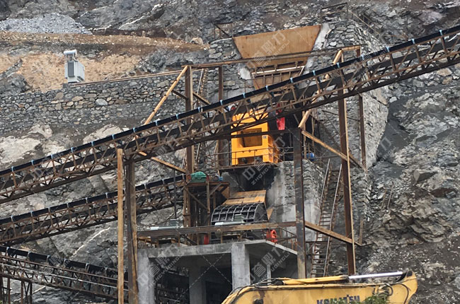 安康平溪玄武巖時(shí)產(chǎn)500噸砂石骨料生產(chǎn)線