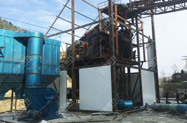 安康平溪玄武巖時(shí)產(chǎn)500噸砂石骨料生產(chǎn)線